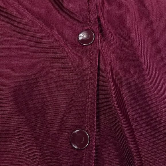 Vtg Roanoke College Russell USA Made Satin Jacket Womens Large Fits Mens Medium - Picture 10 of 12